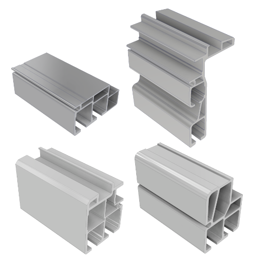 Vodící profily střechy